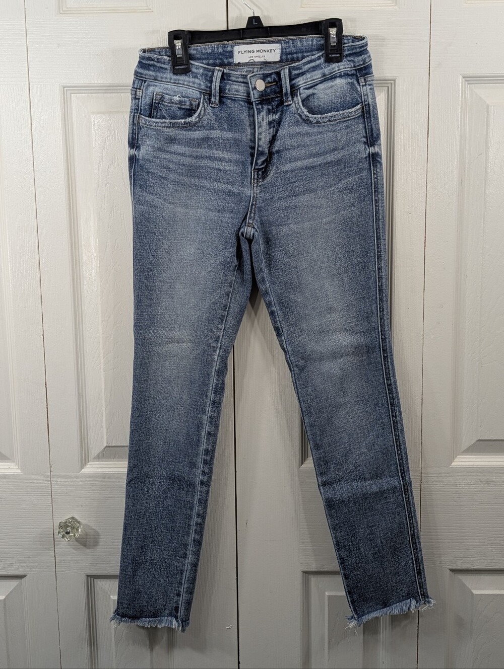 Flying Monkey: Mid Rise Ankle Skinny Jeans - Size 28